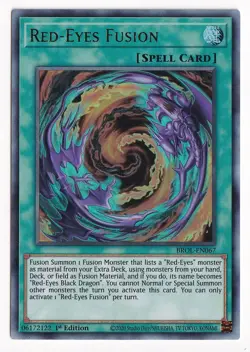 Yugioh Red-Eyes Fusion BROL-EN067 Ultra Rare 1st Ed - Image 1