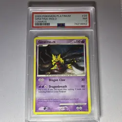Pokemon Giratina Lv.70 28/127 Platinum Holo Rare PSA 7 - Image 1