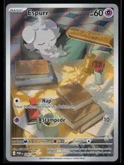 Espurr 095/088 Holo Illustration Rare Perfect Order Pokemon NM - Image 1