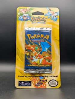 Pokemon Base Set Blister Pack Artwork Set 1999 3 Packs - Image 2