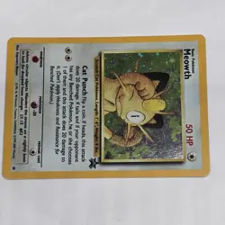 SWIRL 🌀 | Meowth Black Star Promo #10 | Holo RARE | Near Mint | Pokemon TCG - Image 4