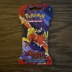 Pokemon TCG Destined Rivals Sleeved Booster New Sealed - Image 1