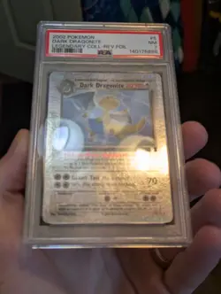 Dark Dragonite Reverse Foil #5 2002 Pokemon PSA 7 - Image 3