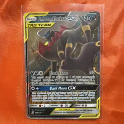 Pokemon Umbreon & Darkrai GX Ultra Rare Holo 125/236 Sm-Unified Minds English - Image 1