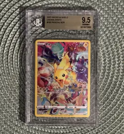 2023 Pokemon Crown Zenith Pikachu 160/159 Secret Rare – BGS 9.5 Gem Mint - Image 1