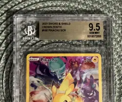 2023 Pokemon Crown Zenith Pikachu 160/159 Secret Rare – BGS 9.5 Gem Mint - Image 3