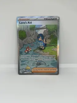Pokemon TCG Lana's Aid Twilight Masquerade Holo Card 219/167 SIR MINT CONDITON - Image 1