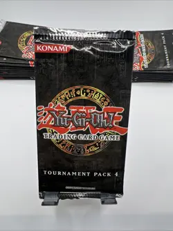 Vintage YuGiOh Tournament Pack 4 Booster Pack Factory Sealed OTP04 TP4 - Image 1