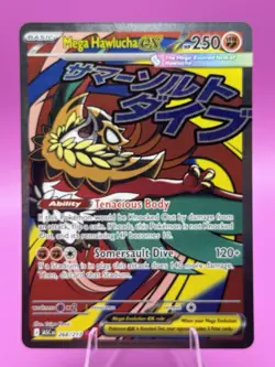 Pokemon TCG Mega Hawlucha ex - 268/217 - ME: Ascended Heroes Mega Attack Rare - Image 1