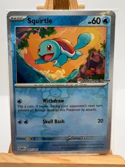 Pokemon TCG - S&V 151 - 007/165 Squirtle - Pokemon Center Stamped Promo - SEALED - Image 1