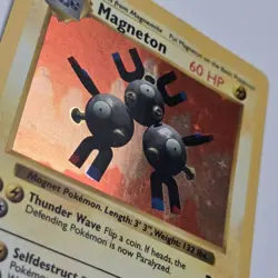 Magneton 9/102 Base Set Shadowless | Holo Rare | Perfect Centering | Pokemon - Image 1