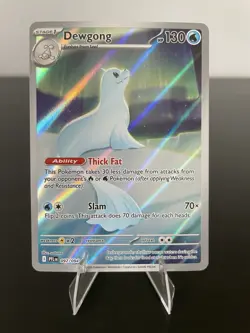 Dewgong 097/094 Me02: Phantasmal Flames Holo Illustration Rare Pokemon Near Mint - Image 1