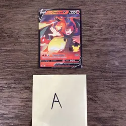 Pokemon Lance's Charizard V Promo SWSH133 Holo 220 HP 25th Anniversary - Image 1
