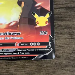 Pokemon Lance's Charizard V Promo SWSH133 Holo 220 HP 25th Anniversary - Image 5