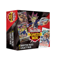 Yu-Gi-Oh Monster Box - 9 Booster Packs + 1 Legacy Pack - Sealed - Image 1