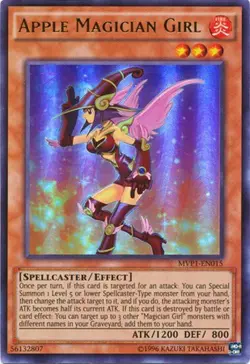 Yugioh! LP Apple Magician Girl - MVP1-EN015 - Ultra Rare - Unlimited Edition Lig - Image 1