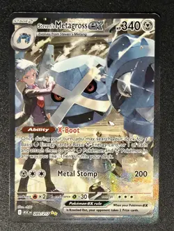 Steven’s Metagross ex 289/217 SIR Ascended Heroes Pokemon Card. MINT Condition. - Image 1