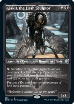 Keskit, the Flesh Sculptor (Showcase) FOIL Commander Legends NM CARD ABUGames - Image 1