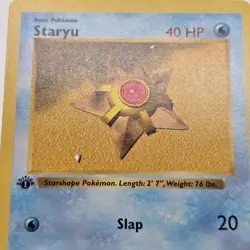 Near Mint | 1st Edition Base Set Shadowless | Staryu 65/102 | Pokemon Card - Image 1