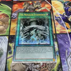 YUGIOH - THE MONARCHS STORMFORTH - STARLIGHT RARE - MP25 - 1ST ED - Image 1