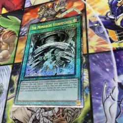 YUGIOH - THE MONARCHS STORMFORTH - STARLIGHT RARE - MP25 - 1ST ED - Image 2