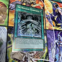 YUGIOH - THE MONARCHS STORMFORTH - STARLIGHT RARE - MP25 - 1ST ED - Image 3