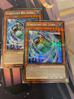 YUGIOH - SURFACING BIG JAWS X2 - STARLIGHT RARE - MP25 - NM - 1ST ED - Image 1