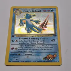 MISTYS GOLDUCK 12/132 | 1st Edition | Gym Challenge | Holo Rare | Pokemon Card - Image 3