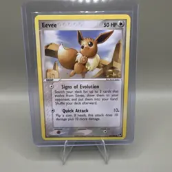 Pokemon Eevee EX Sandstorm 63/100 Common English 2004 Basic Card - Image 1
