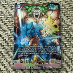 Son Goku : BR/Vegeta FB09-011 Alternate Art Dual Evolution Dragon Ball Card Engl - Image 1