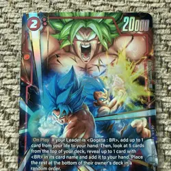 Son Goku : BR/Vegeta FB09-011 Alternate Art Dual Evolution Dragon Ball Card Engl - Image 2