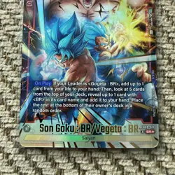 Son Goku : BR/Vegeta FB09-011 Alternate Art Dual Evolution Dragon Ball Card Engl - Image 3