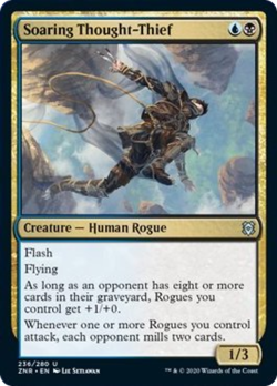 Soaring Thought-Thief FOIL Zendikar Rising NM Blue Black Uncommon CARD ABUGames - Image 1