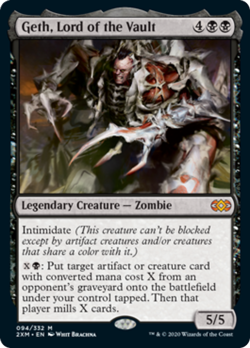 Geth, Lord of the Vault Double Masters NM Black Mythic Rare MAGIC CARD ABUGames - Image 1