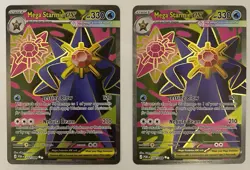 Pokemon Mega Starmie EX 102/088 MEGA EVOLUTION PERFECT ORDER 2 Card Lot - Image 2