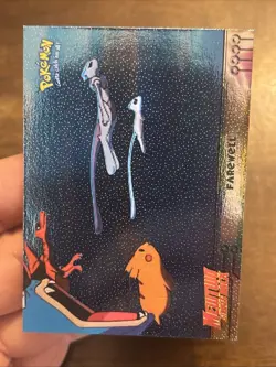 Farewell Mewtwo Strikes Back Textured Holo Topps Pokemon Card 39 Black Logo PTCG - Image 1
