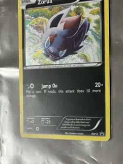 2011 Pokemon TCG Zorua BW12 Black Star Promo Holo - Tomokazu Komiya Card - Image 2
