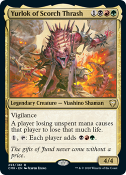 Yurlok of Scorch Thrash FOIL Commander Legends NM Rare CARD ABUGames - Image 1