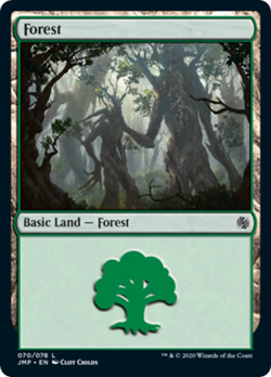 Forest (70) Jumpstart NM Basic Land MAGIC THE GATHERING MTG CARD ABUGames - Image 1