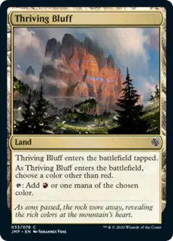 Thriving Bluff Jumpstart NM Land Common MAGIC THE GATHERING MTG CARD ABUGames - Image 1