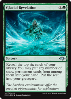 GLACIAL REVELATION ~mtg NM-M Modern Horizons Unc x4 - Image 1