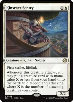 Kinscaer Sentry - 22 - ECL - NM - Foil - Image 1