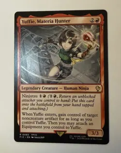 Yuffie, Materia Hunter #65 (NM) Final Fantasy FIC Magic MTG - Image 1