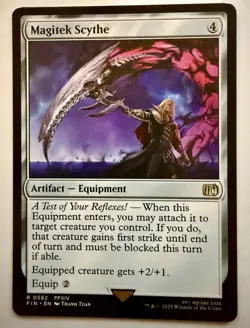 Magitek Scythe #562 - NM - Final Fantasy MTG x1 - Image 1