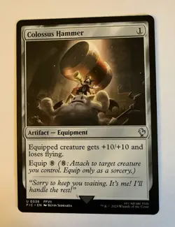 Colossus Hammer - 0338 - Commander: FINAL FANTASY FIC - MTG NM/M - Image 1