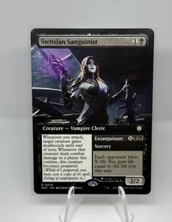 Stensian Sanguinist (Extended Art) #78 NM Commander: Secrets of Strixhaven - Image 1