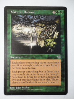 Natural Balance Mirage NM Near Mint English MTG Magic the Gathering - Image 1