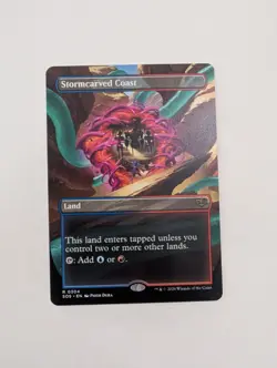 MTG - Stormcarved Coast (Borderless) - Secrets of Strixhaven NM/M Condition - Image 1