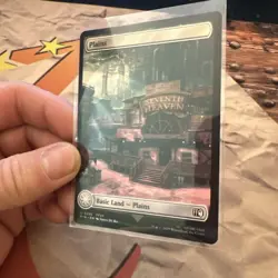 MTG Plains #0295 Color Error “Pink” Instead Of Brown! Final Fantasy! - Image 3