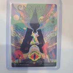 Sarumon of Many Colors (Borderless Poster) MTG LOTR Mythic 0743 - Image 1